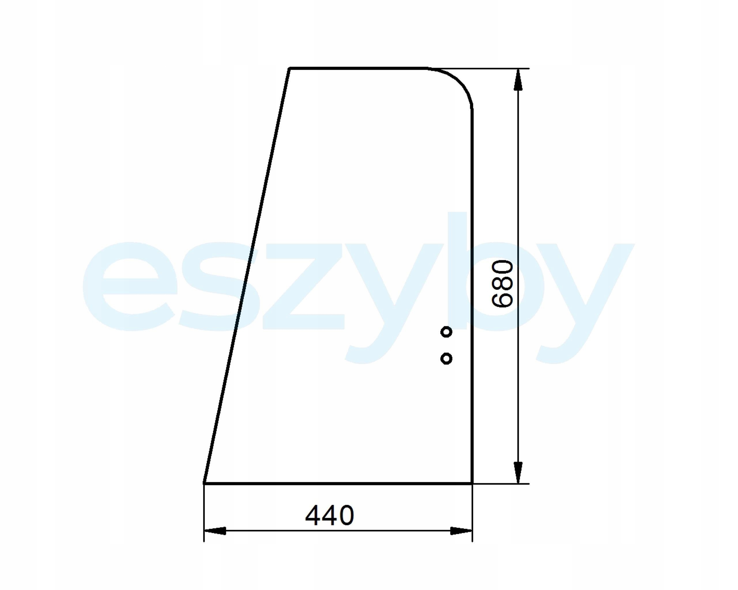 sklo bagr Komatsu Pc/pw zadní dveře 20Y5312840