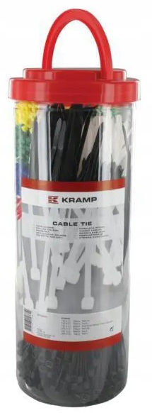 Sada Svorkových Kabelových Pásků Stahovací Pásky 1000KS