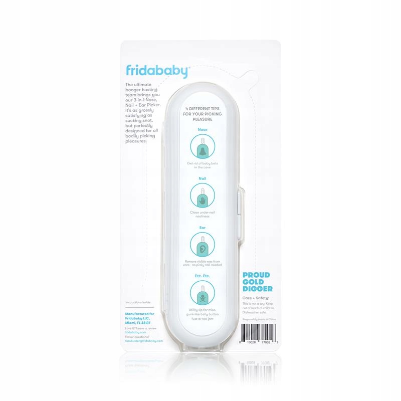 FRIDABABY CZYŚCIK NOS USZY PAZNOKCIE 3W1 Marka inna marka