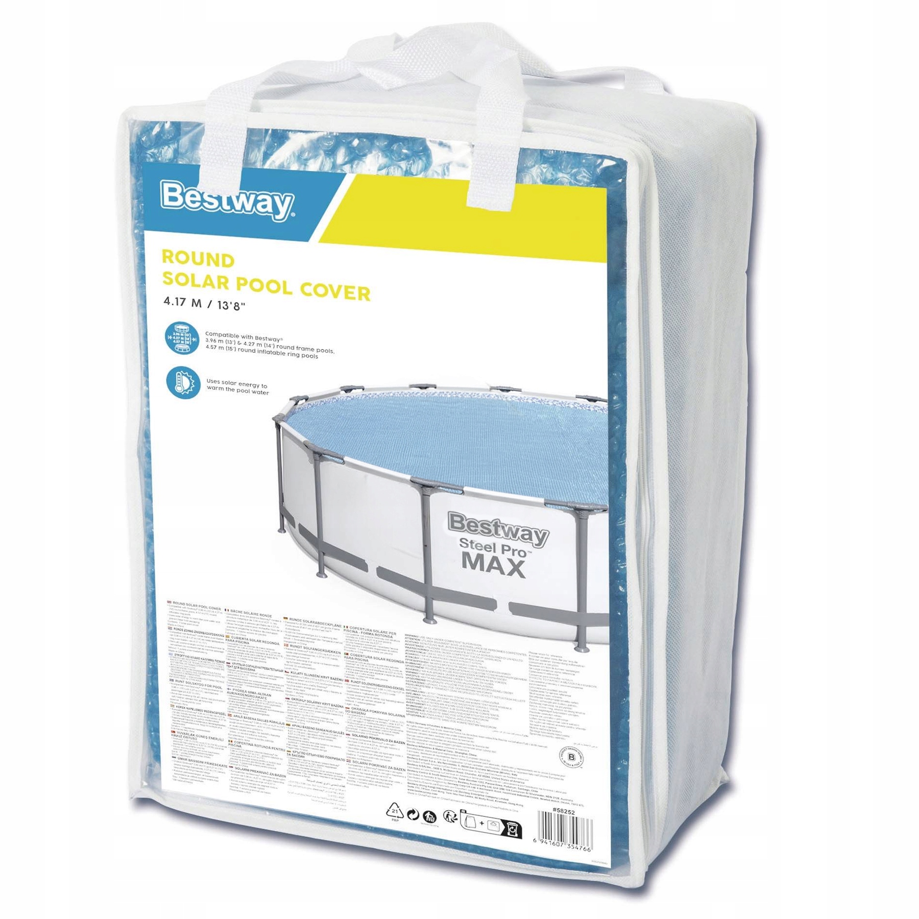 Krycí Plachta do bazénu, kryt na bazén o průměru 417 Bestway 5825