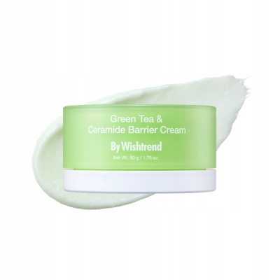 By Wishtrend Green Tea & Ceramide Barrier Cream barierowy odbudowujący