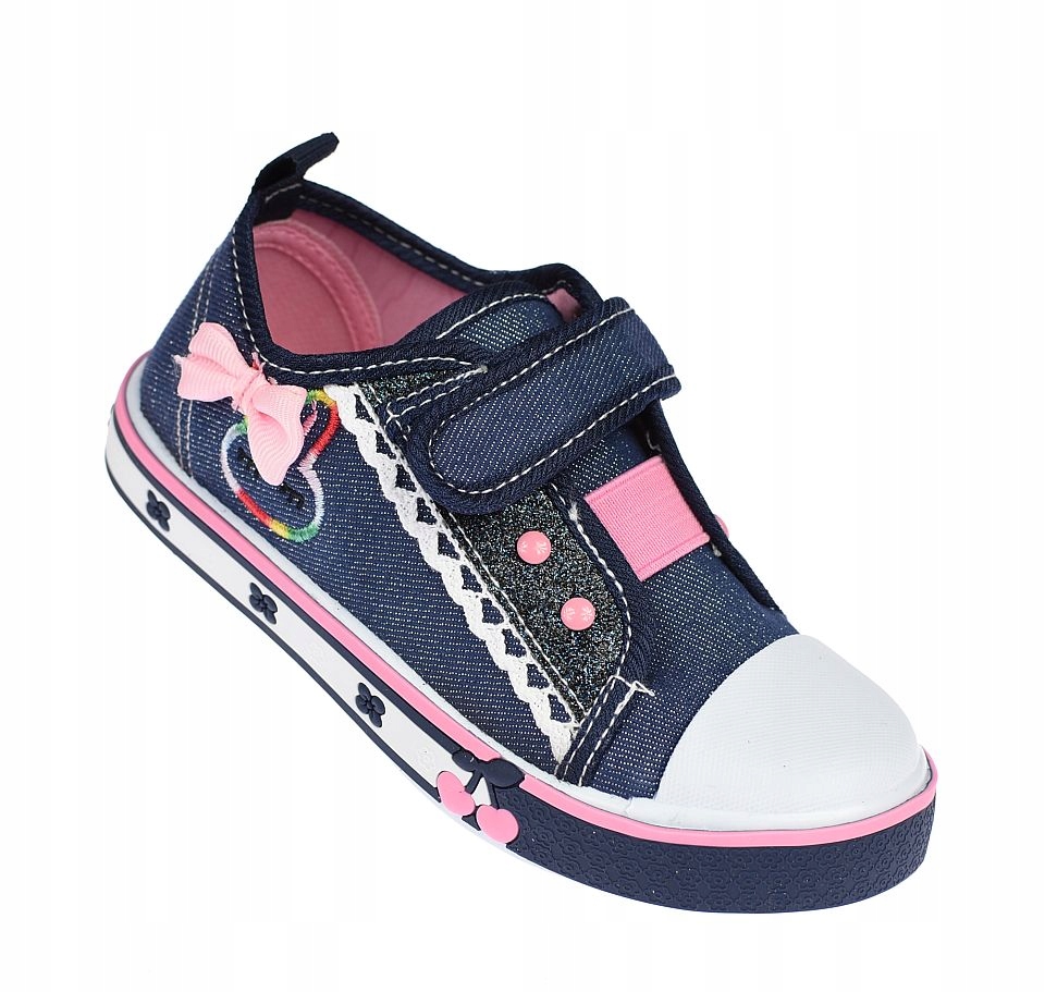 

Pantofelki na rzepy trampki tenisówki 716 Nv r. 22