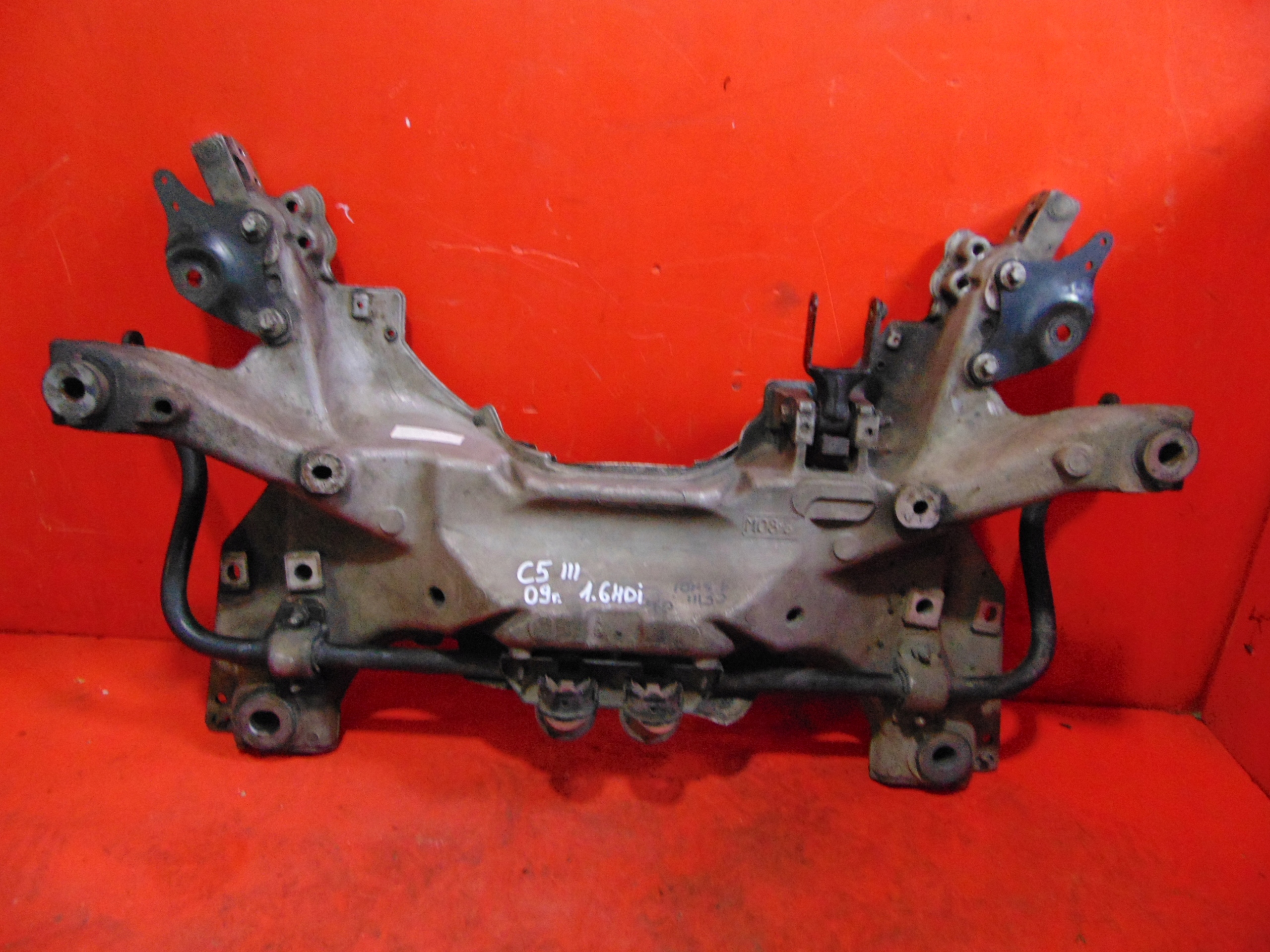 CITROEN C5 III X7 08- axle beam subframe axle beam TRAWERS front