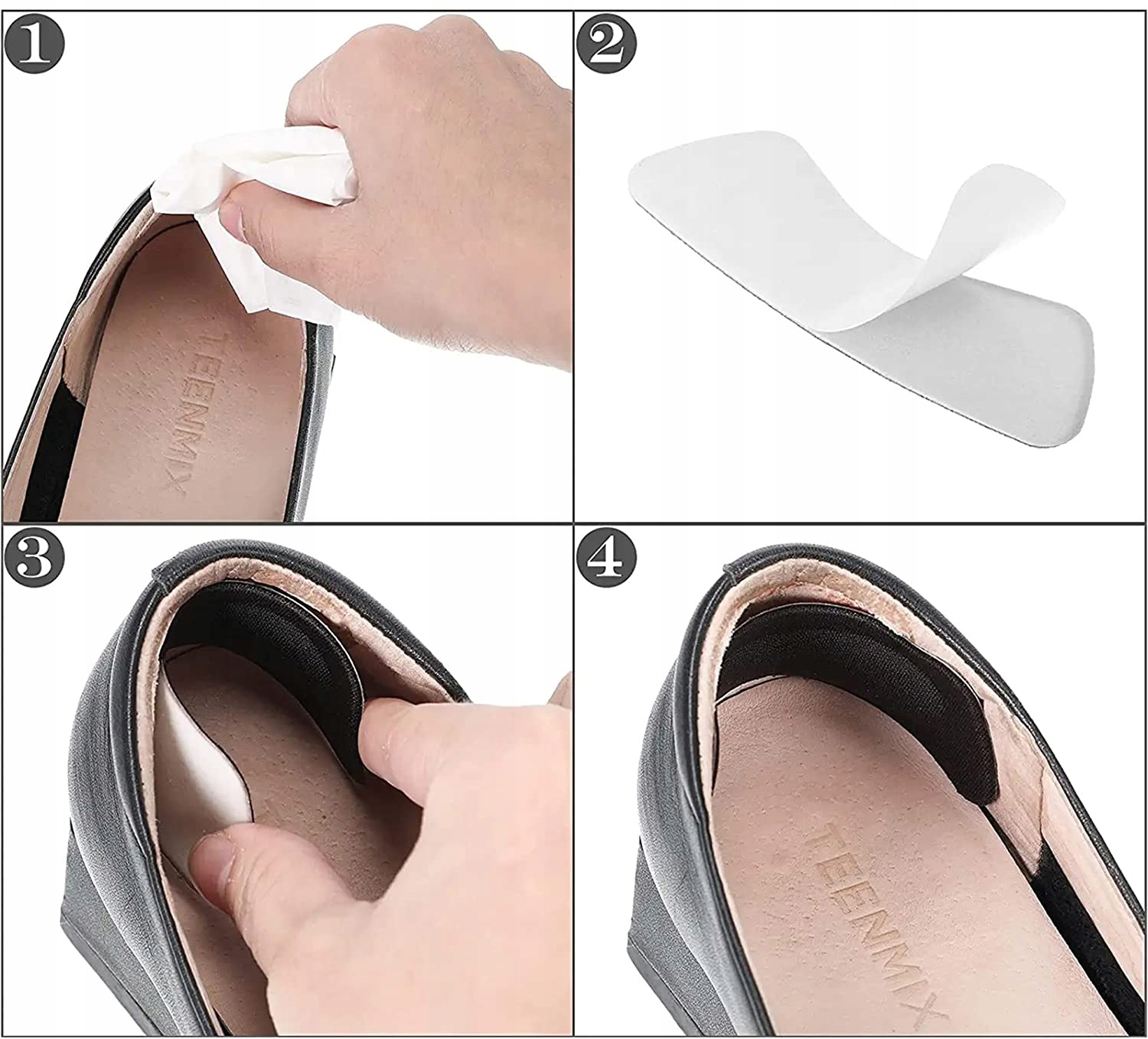 PIANKOWE ZAPIĘTKI DO DUŻYCH BUTÓW WKLEJANE WKŁADKI OBTARCIA NA PIĘTY Rodzaj zapiętki