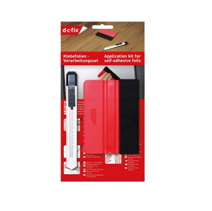 ZESTAW DO MONTAŻU OKLEINY MEBLOWEJ FOLII D-C-fix