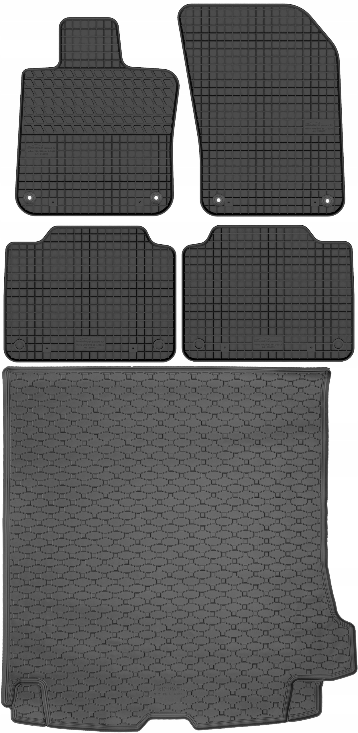 Volvo V90 II Kombi 2016- Sada Koberce batožinový priestor