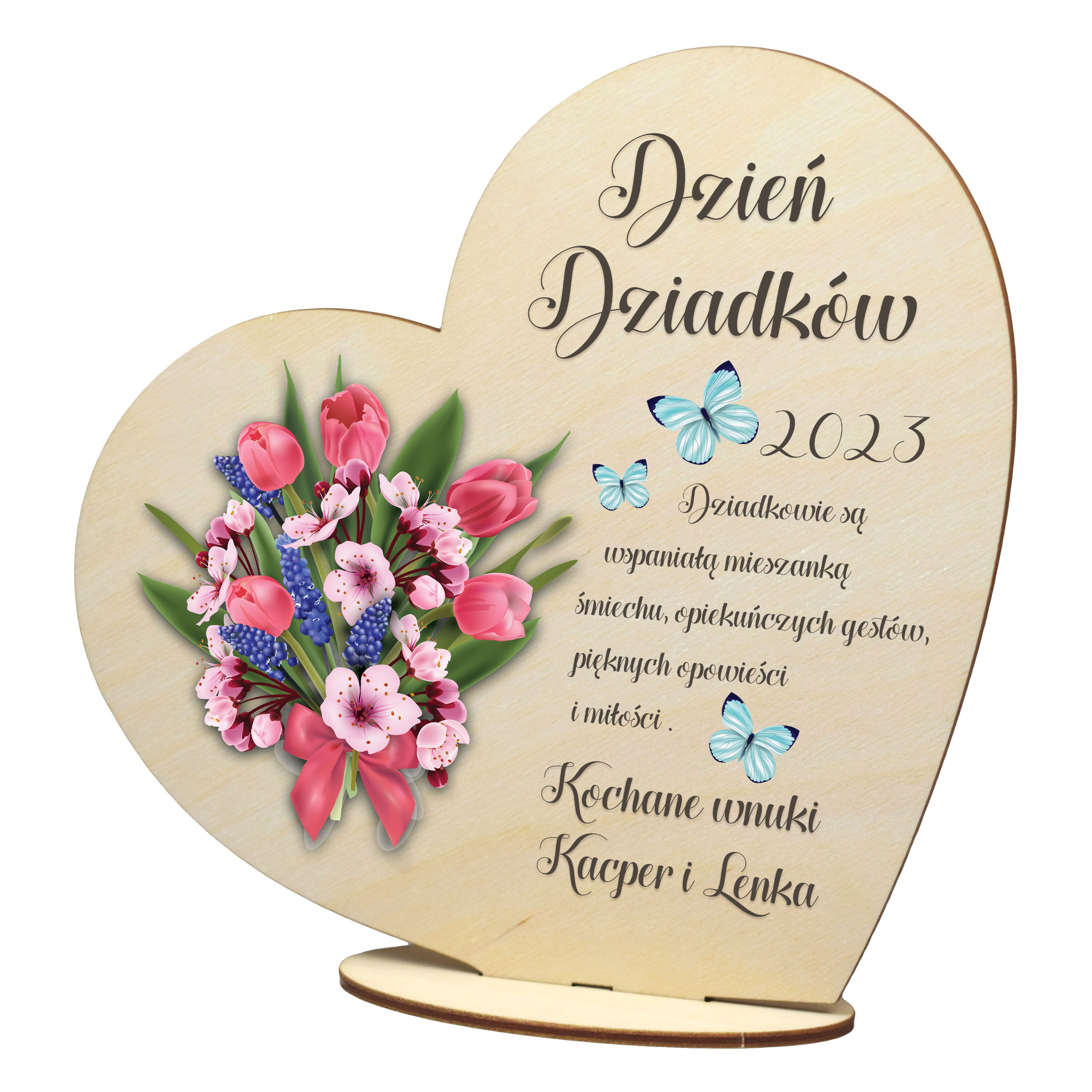 

Dla Babci I Dziadka Serce, Statuetka