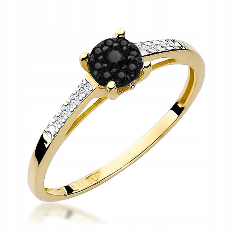 Zlatý Prstýnek 585 Brilianty 0,08 ct