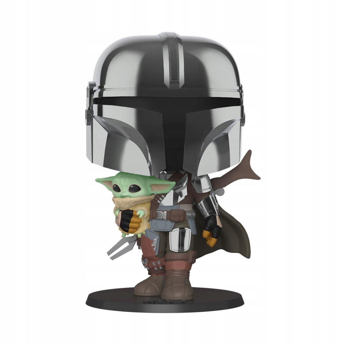 Funko Pop Jumbo Star Wars: Mandalorian s dítětem (Grogu) – sběratelská figurka 25 cm