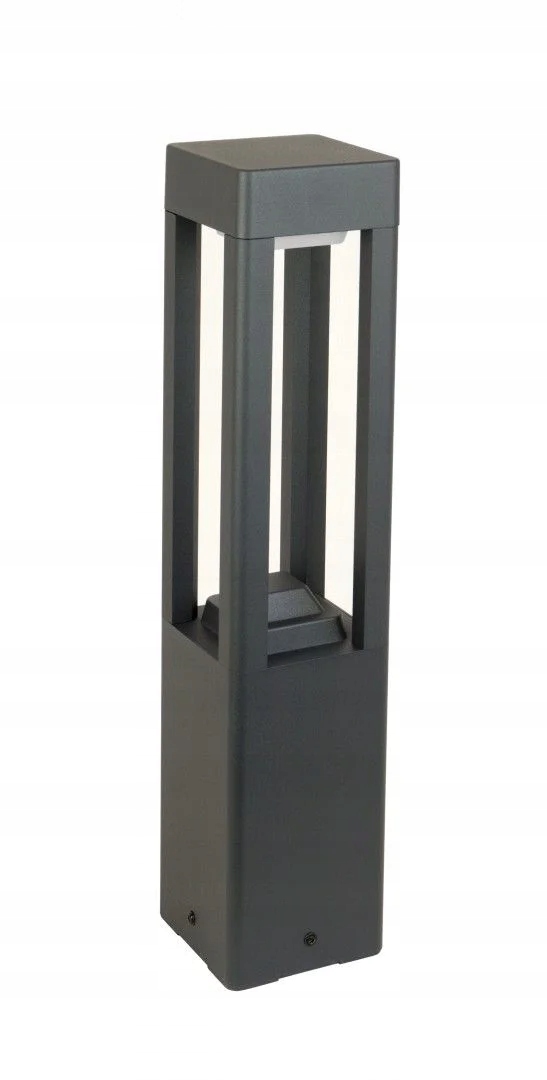 Stojacia záhradná lampa s osvetľovacím stĺpikom 50 cm tmavosivá IP54 Su-ma