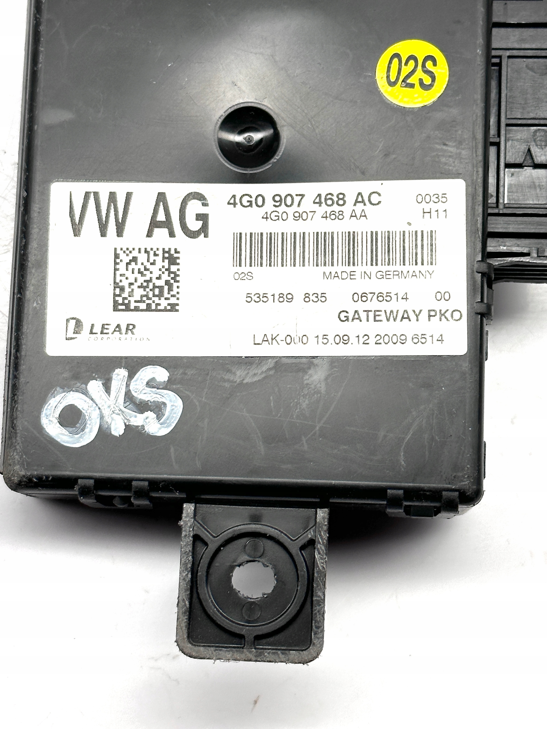 AUDI A6 S6 C7 A7 4G module control unit GATEWAY 4G0907468AC