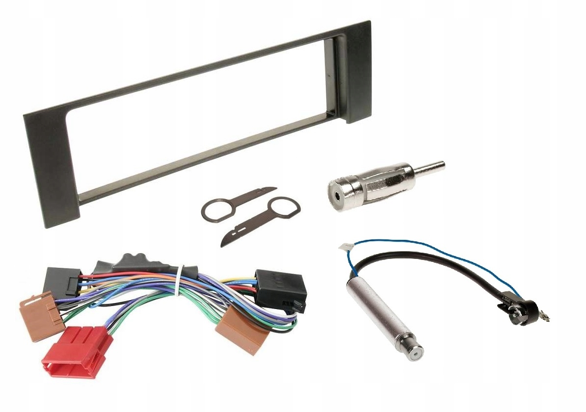 

Audi A4 B7 Ramka Radia 1DIN Wtyk Iso Klucze Antena