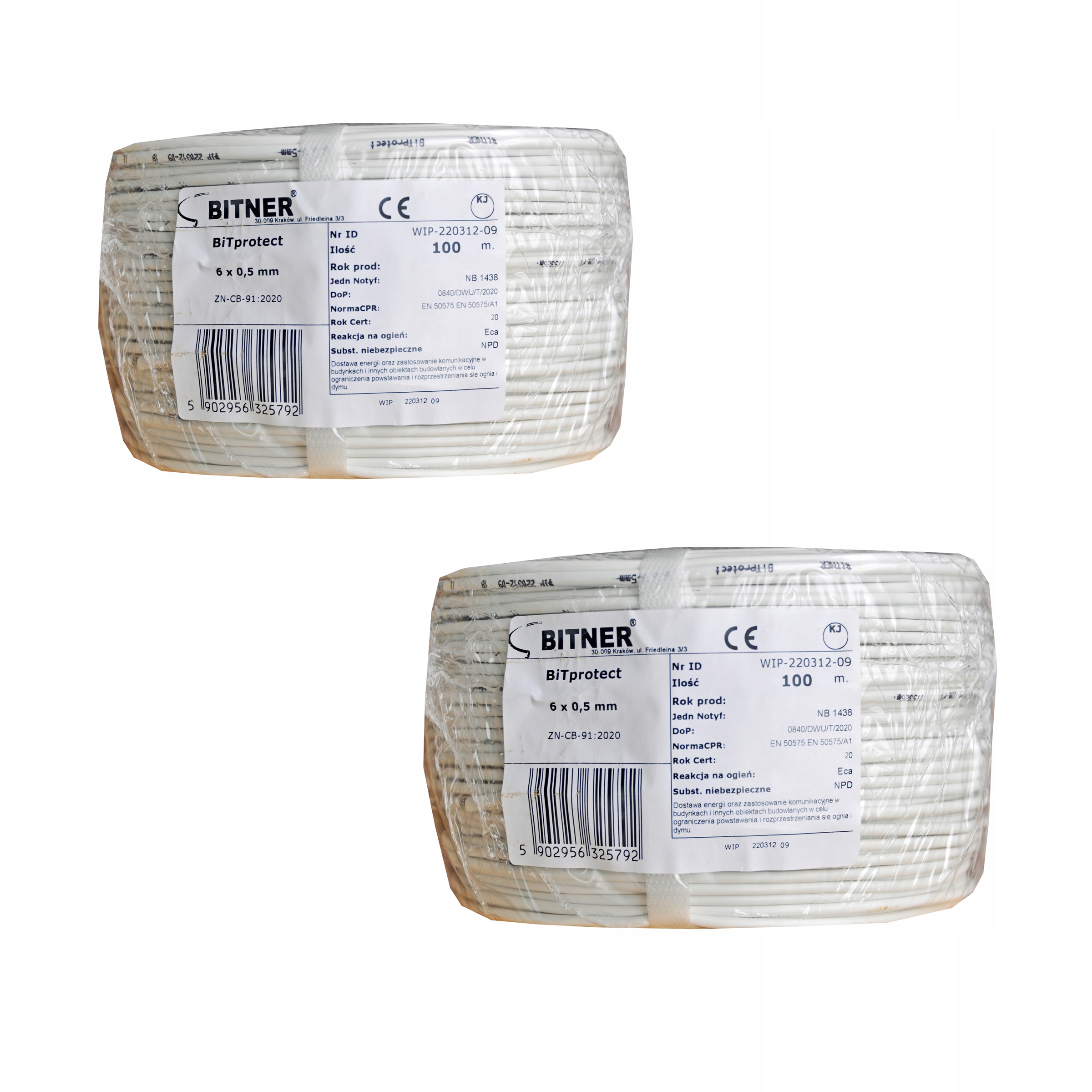 Ytdy 6x0,5 100mb Bitner BiTprotect przewód alarmowy telekomunikacyjny