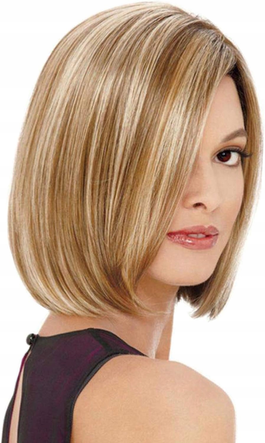 PERUKA WŁOSY BLOND PROSTE BOB NA SIATCE W93 Marka Korbi