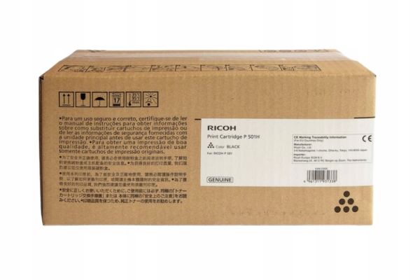 Toner Ricoh P 501H 418447 419084 Originál čierny P501H P501 P502 čierny