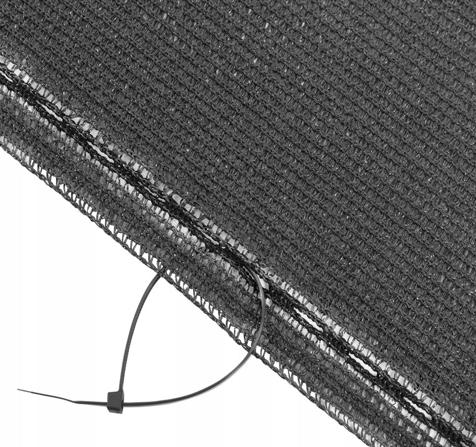 SIATKA CIENIUJĄCA 95% OSŁONA PŁOT 1,50mx10m GRAFIT Długość 1000 cm