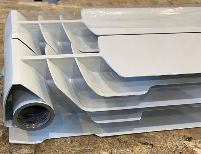 KFA GRZEJNIK ALUMINIOWY G500 BOCZNY BIAŁY 15el. 572x1200 Głębokość 90 mm