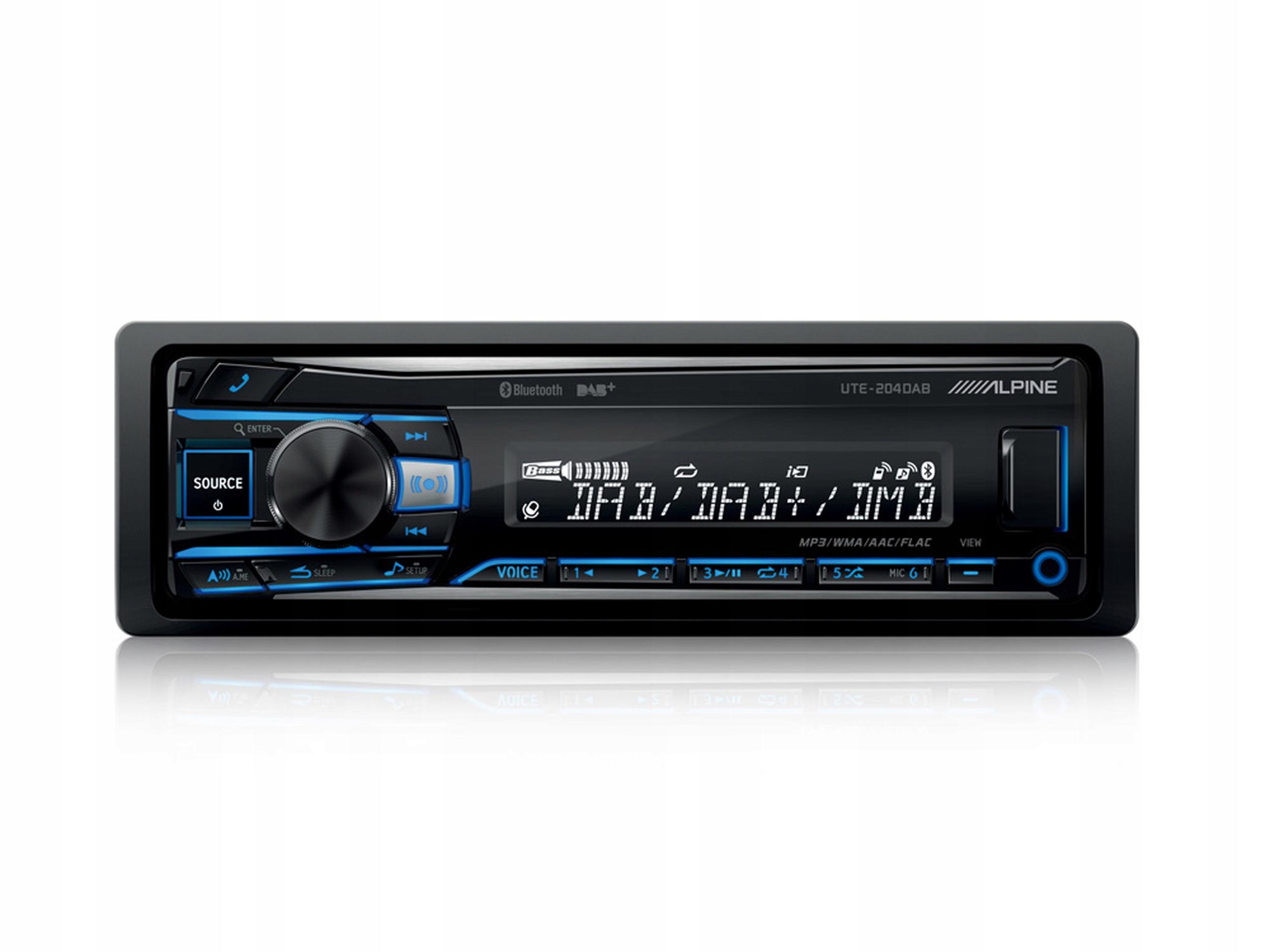 Alpine UTE-204DAB z USB 4x50W Bluetooth