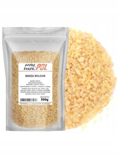 Levně 5 x Bulgur 500 g Přírodní, bohatá na vláknina, vysoká kvalita Kol-Pol
