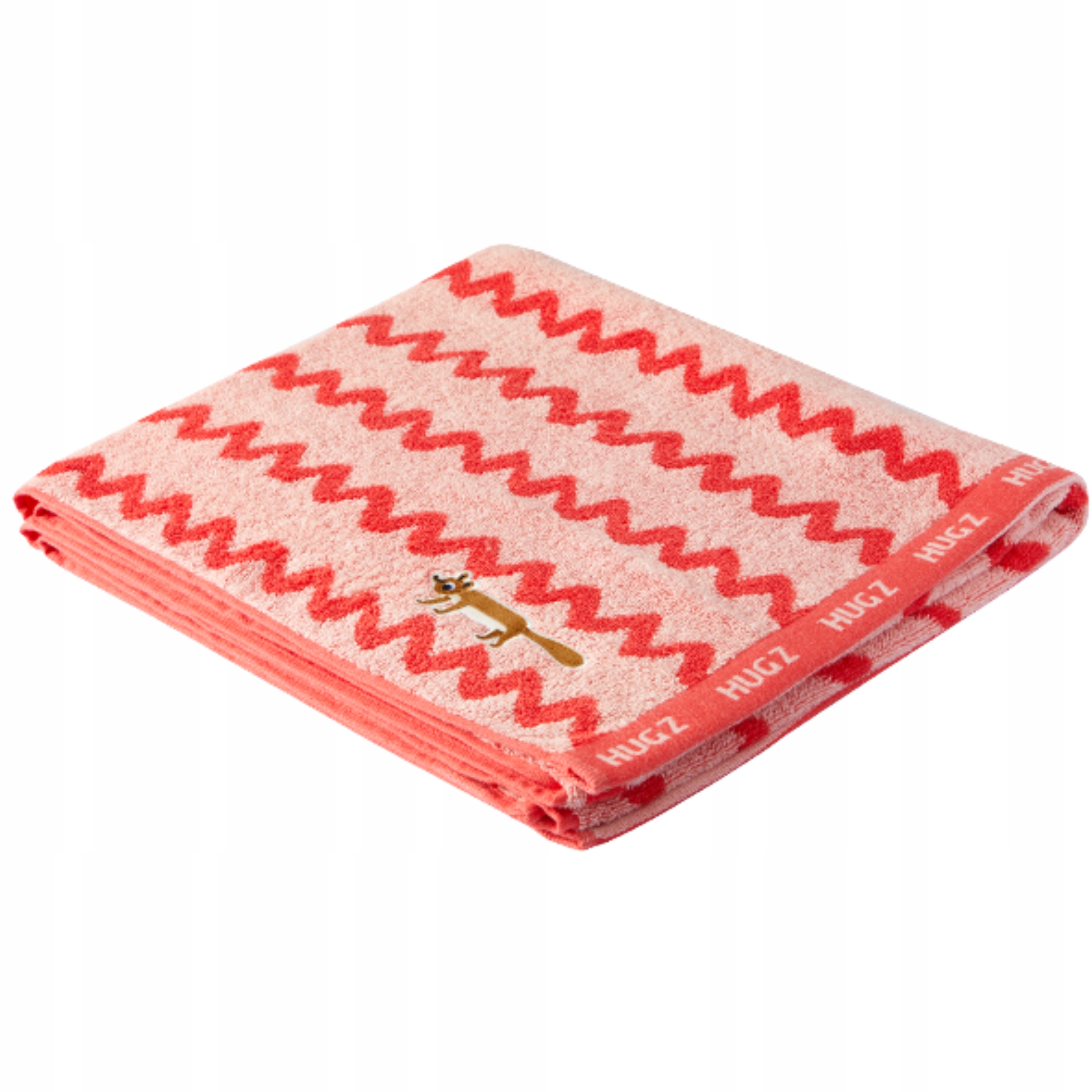 Ručník Hugz Zero Pressure Rychleschnoucí koupelový ručník 70 x 140 cm Růžový