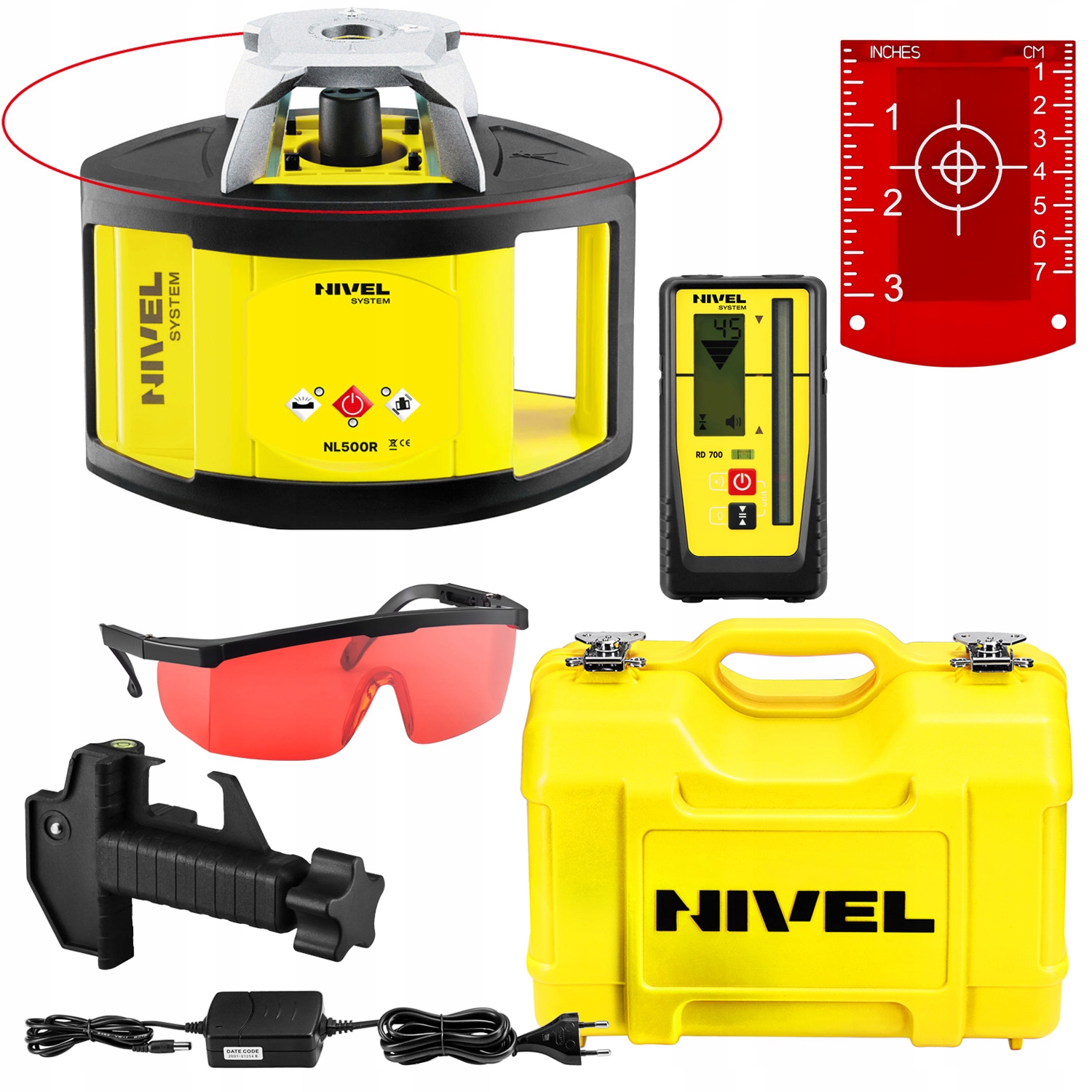 NIWELATOR LASEROWY OBROTOWY NIVEL SYSTEM NL500 DIGITAL