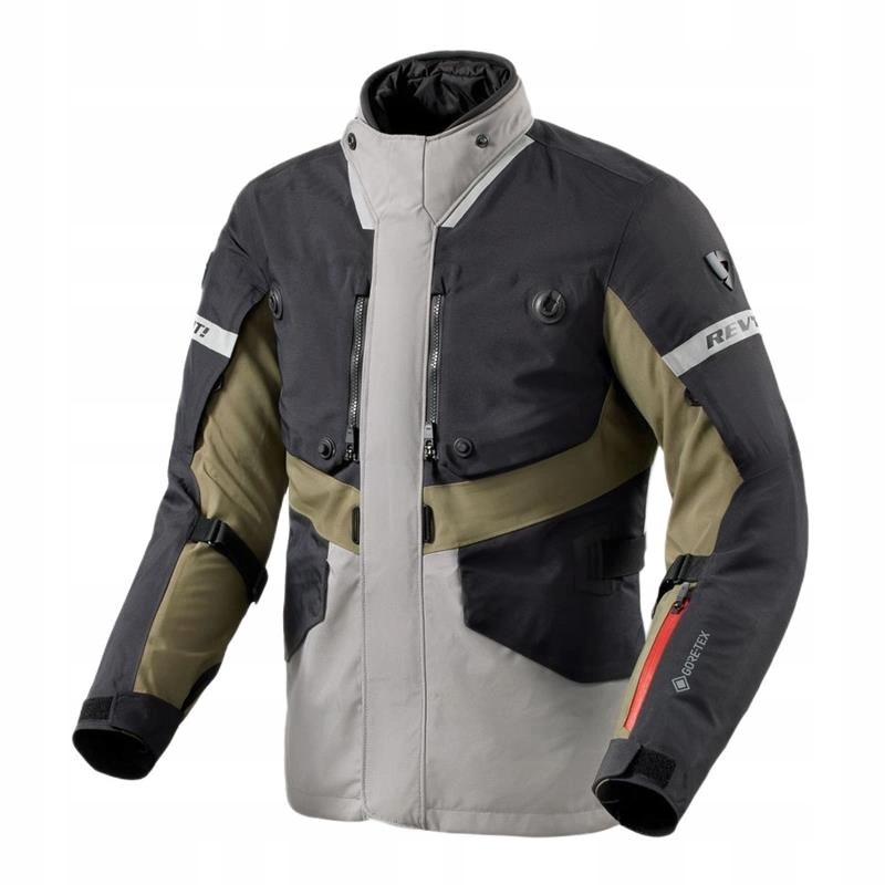 Motocyklová bunda Revit Neptune 3 Gtx Black/dark Green čierna zelená