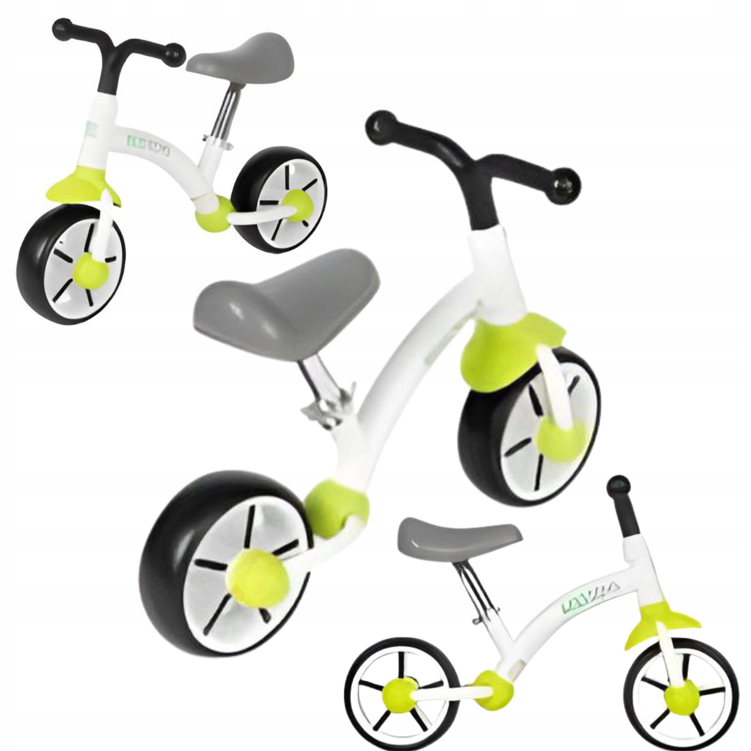 Rowerek Biegowy Dla Dzieci Koła Eva Regulacja Siodełka Zielony