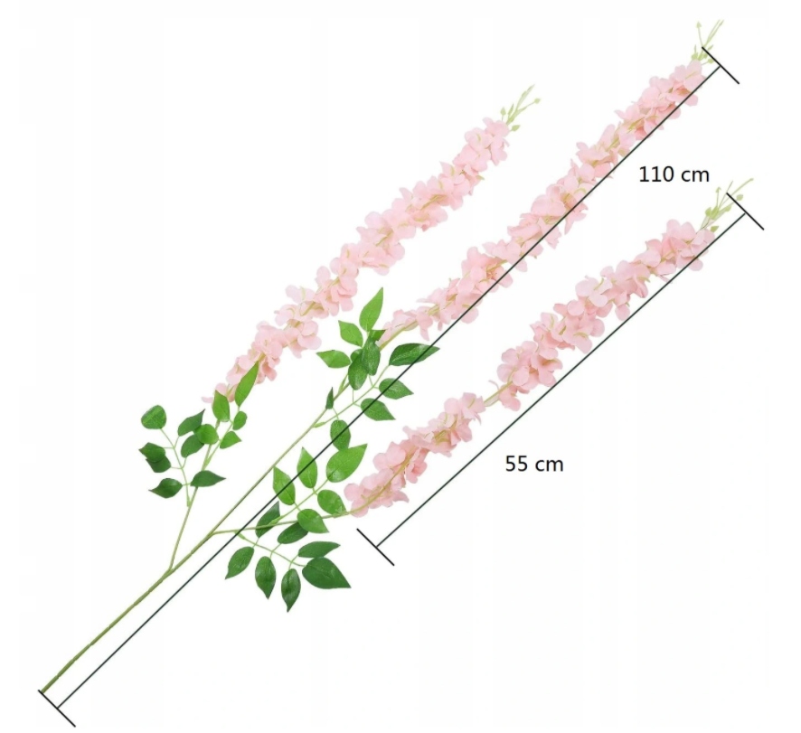 

Glicynia wisteria girlanda kwiatowa zwis kwiatowy