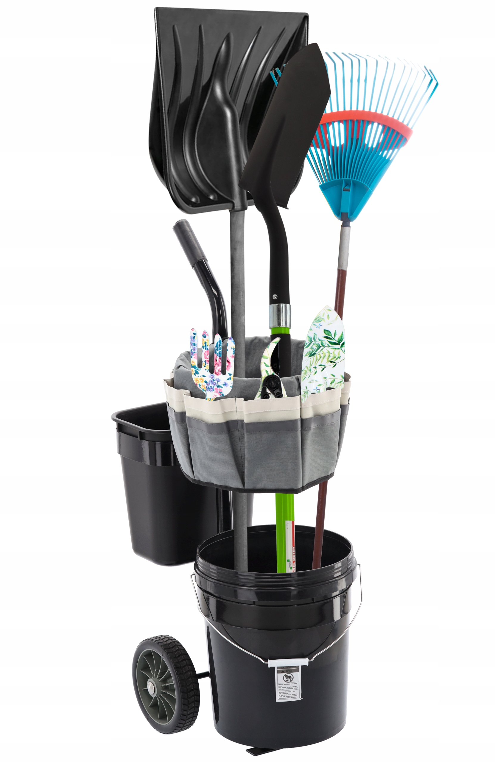 Mobilny Wózek Ogrodowy Na Narzędzia Okrągły