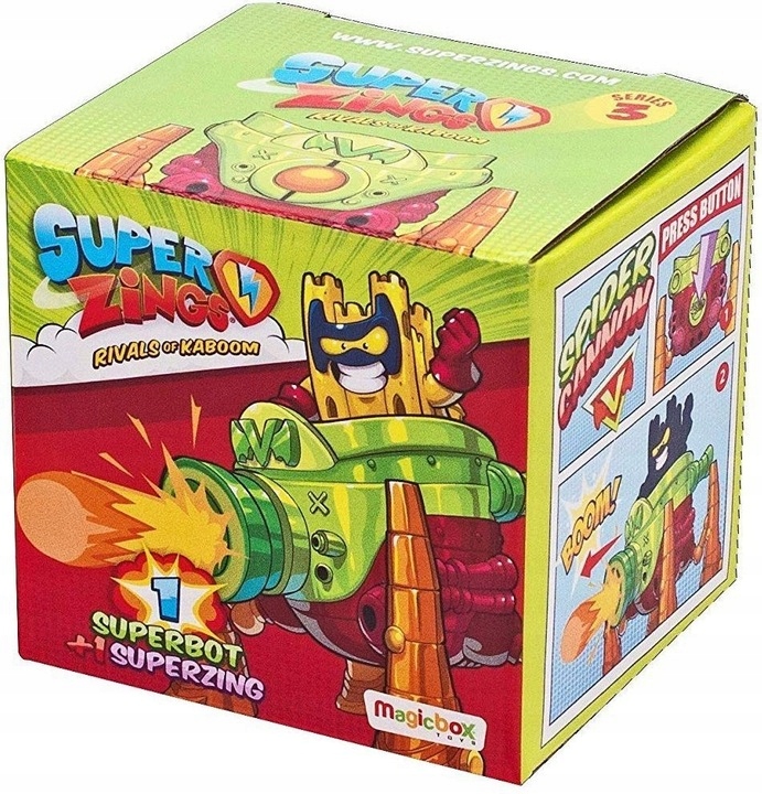 SUPER ZINGS SERIA 3 FIGURKA I ROBOT SUPERBOT Kod producenta SZ30807