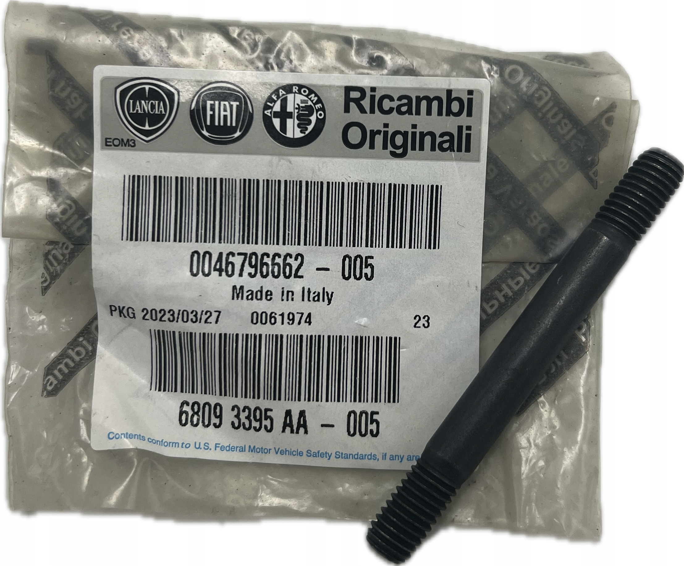 SZPILKA MOCOWANIE WTRYSKU FIAT ALFA ROMEO 1.9/2.0/2.4 FCA OE