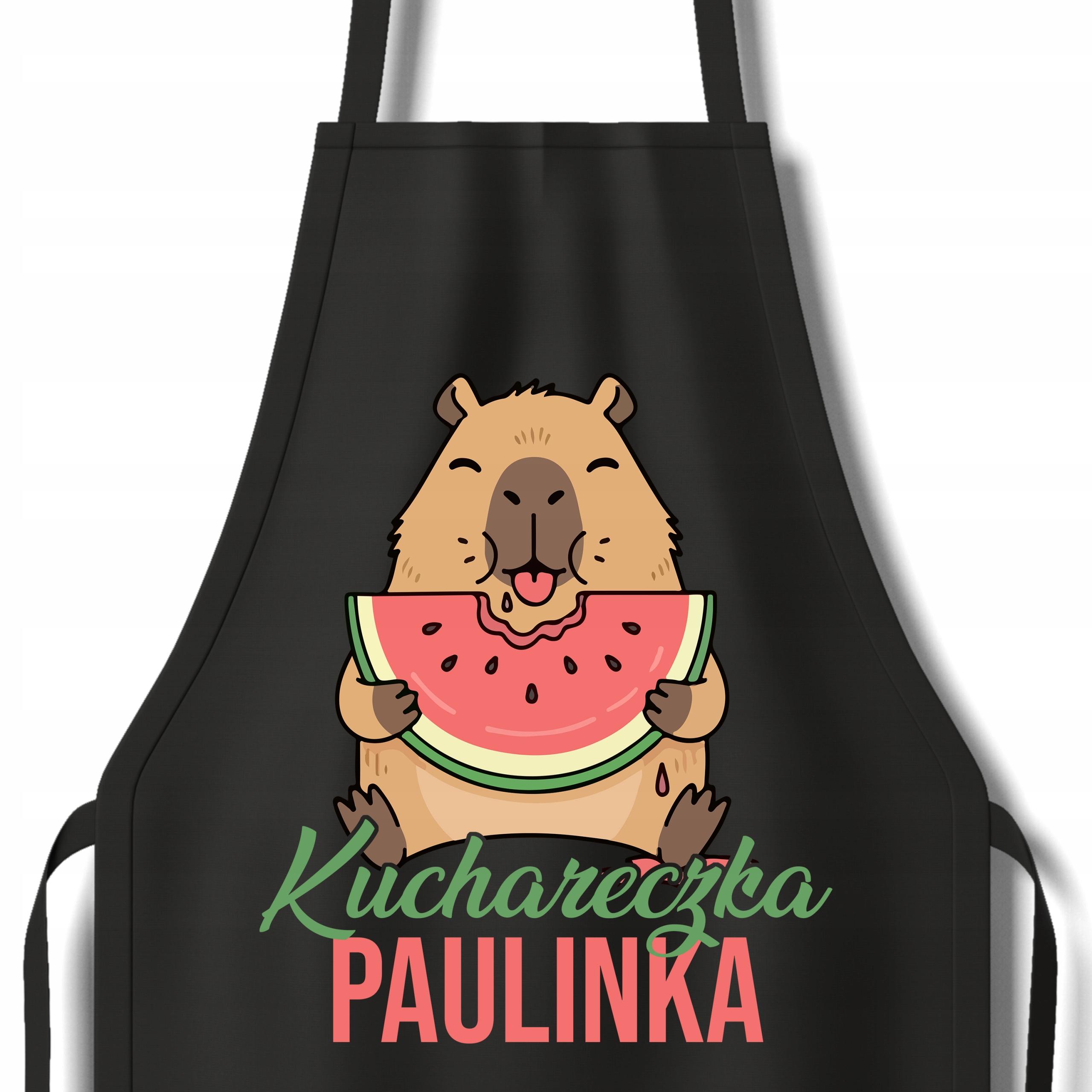 Kuchyňská Zástěra Dárek Fanouška Japonské Kuchyně Bubble Tea Kapybara Jméno