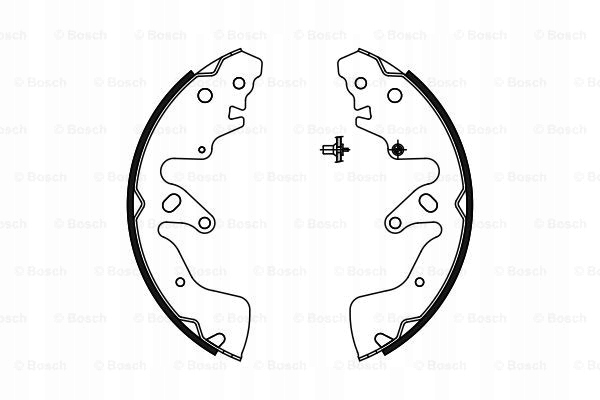 ТОРМОЗНЫЕ КОЛОДКИ BOSCH 0 986 487 756 0986487756
