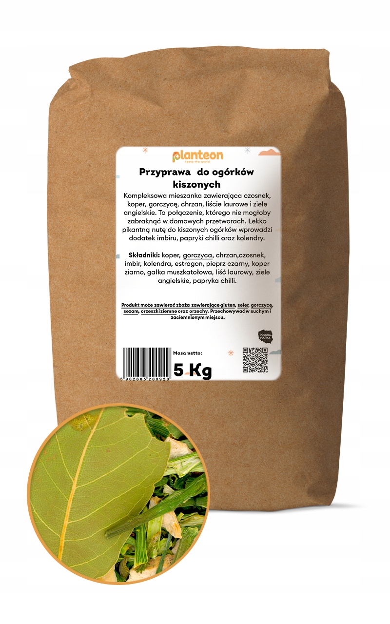 Levně Koření na kysané okurky bez hořčice 5 kg, přirozeně bez chemie