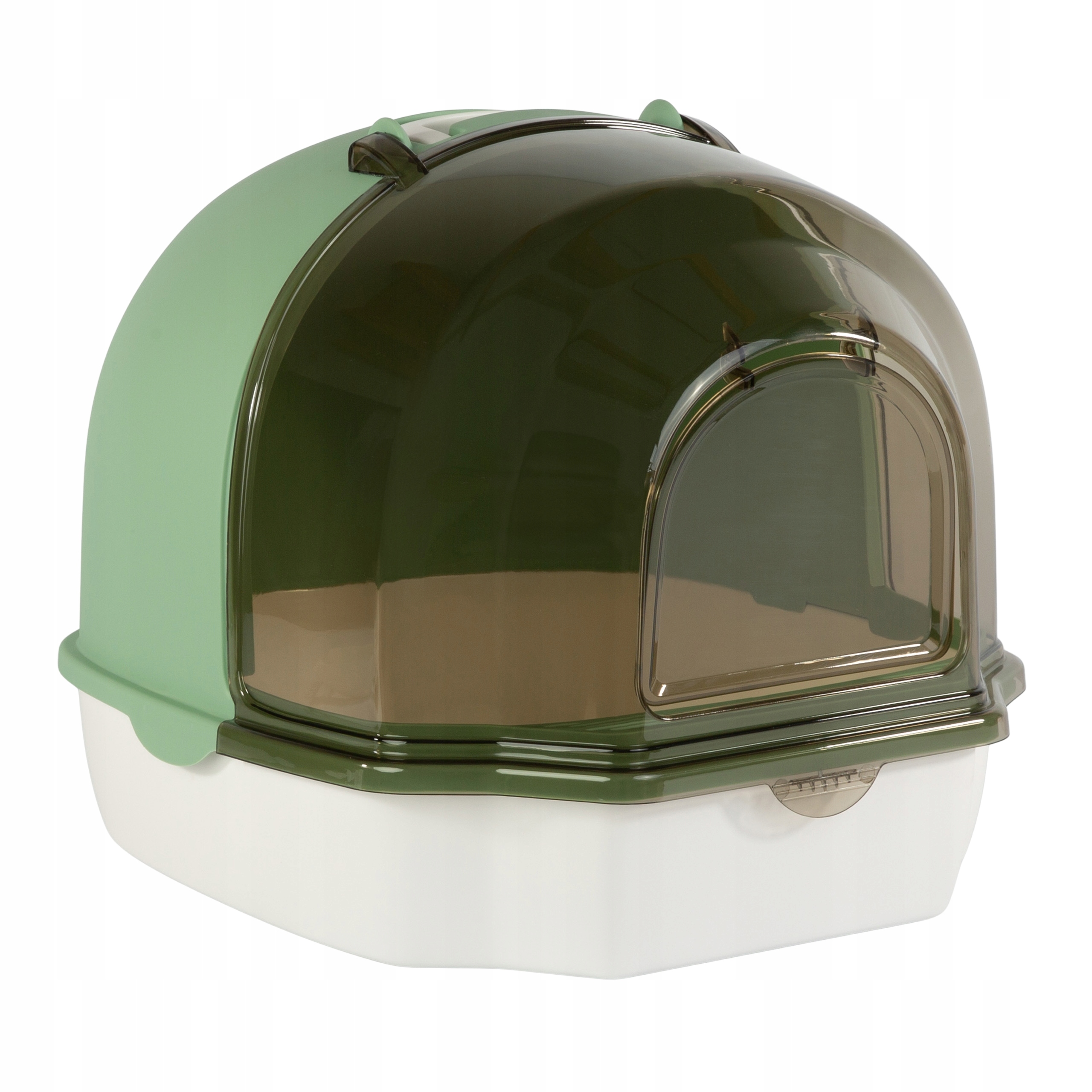 Kuweta kryta dla kota otwierana od góry z klapą Duża Toaleta Łopatka
