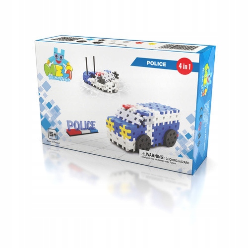 

Klocki Meli Basic Thematic Police 4in1 160 el.