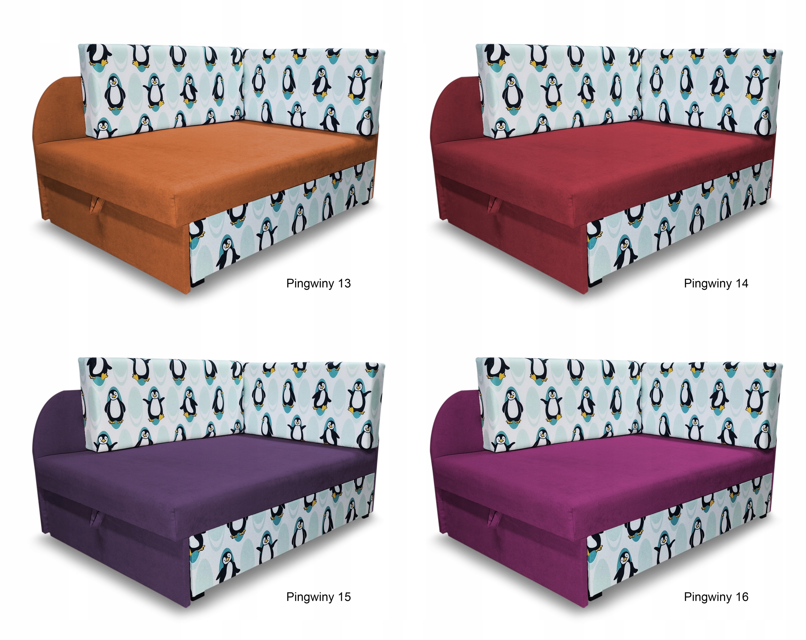 Wygodne łóżko dziecięce - rozkładane, regulowane, pojemnik KUBUŚ Rodzaj narożnik