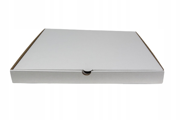 KARTON do pizzy 32x32x4 cm BIAŁY prosty EKO 50 szt