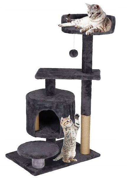 Drapak dla kota Springos PA1036 z zabawką 5-poziomowy