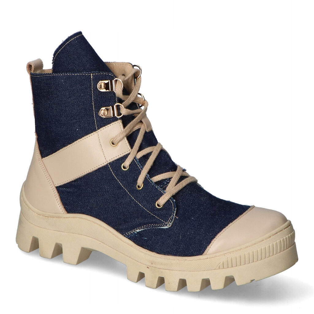 Kotníkové Boty Damiss 473 Jeans/Latte lico 37