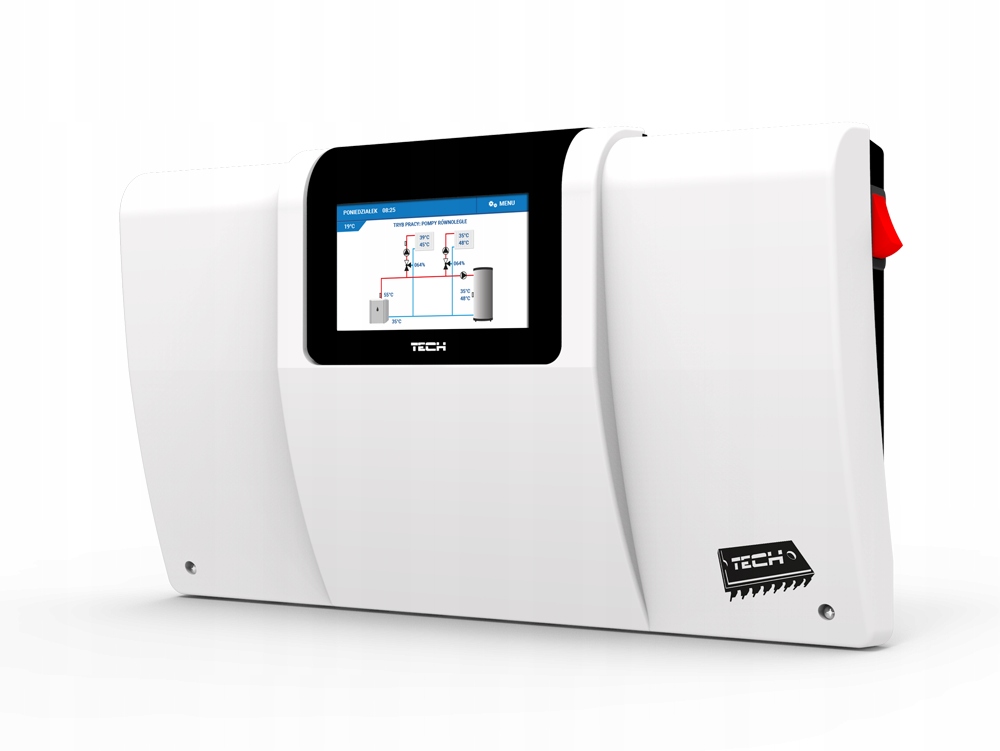 Tech i-2 Plus OpenTherm regulátor počasí pro instalaci na dva ventily