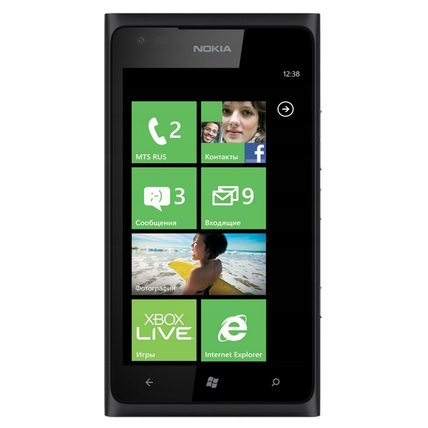 

Fab. Nowa Nokia 900 Lumia Czarna Oryginalna