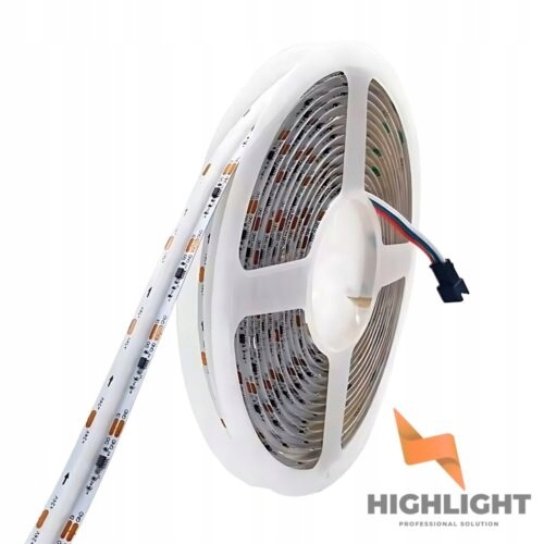 10 m Led pásik Cob Digitálny Rgb+cct 20W 24V SK6812 Spi 840LEDm IP65 Pro
