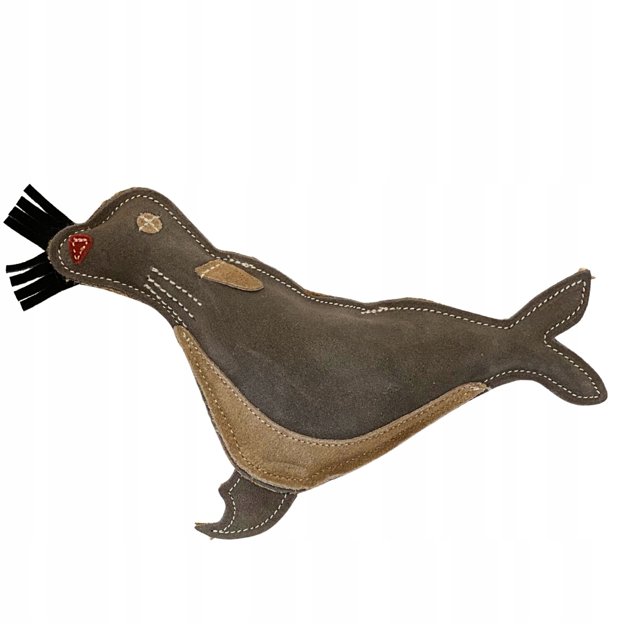 Levně PafDog Lachtan Gavin Hračka pro psy z kůže a juty 31cm