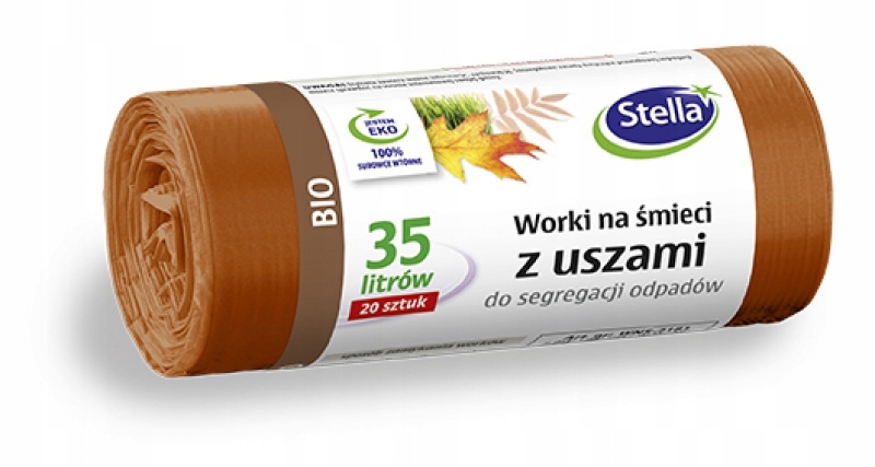 

Worki z uszami do segregacji odpadów bio 35 l