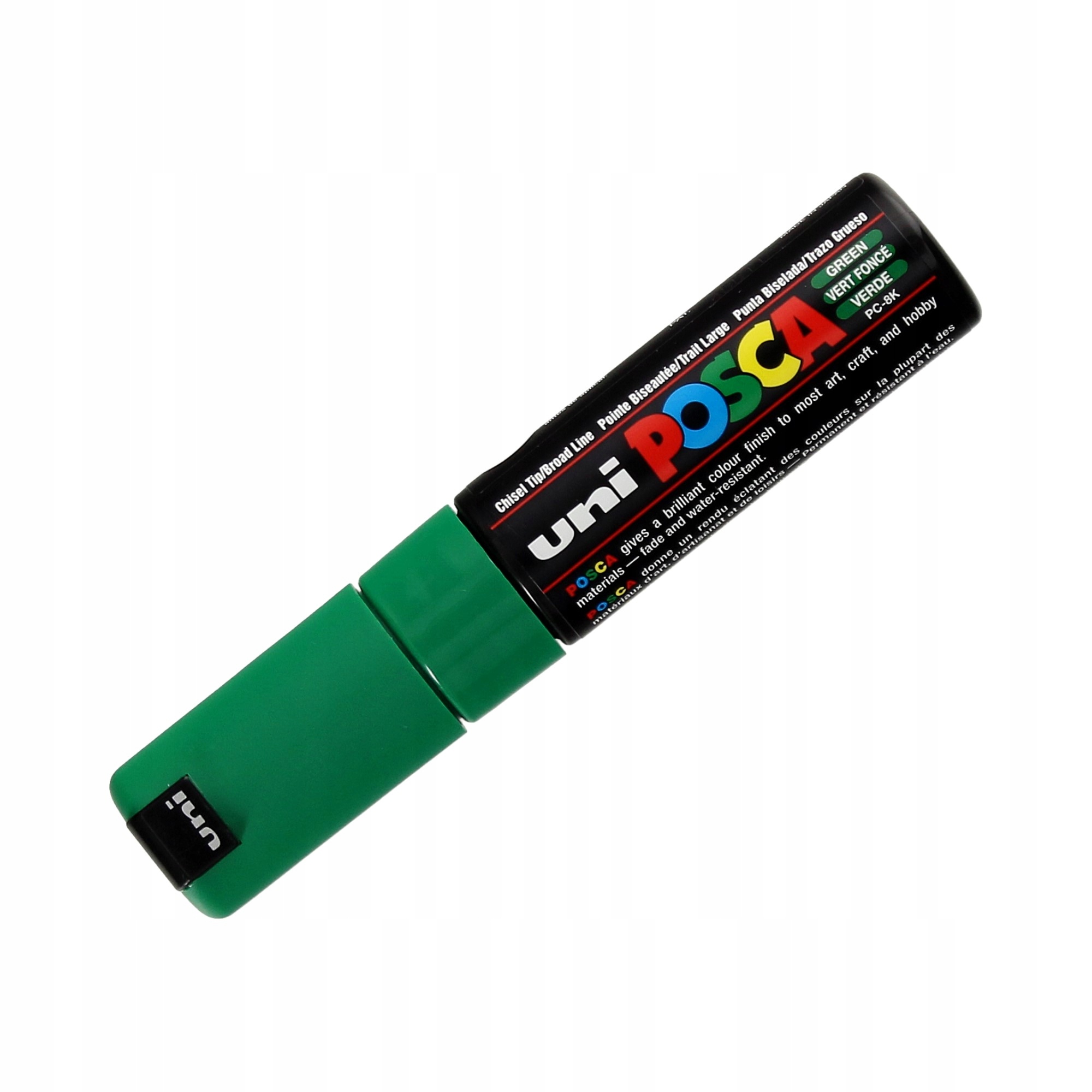 

Marker plakatowy 8mm zielony ścięty Posca PC8K
