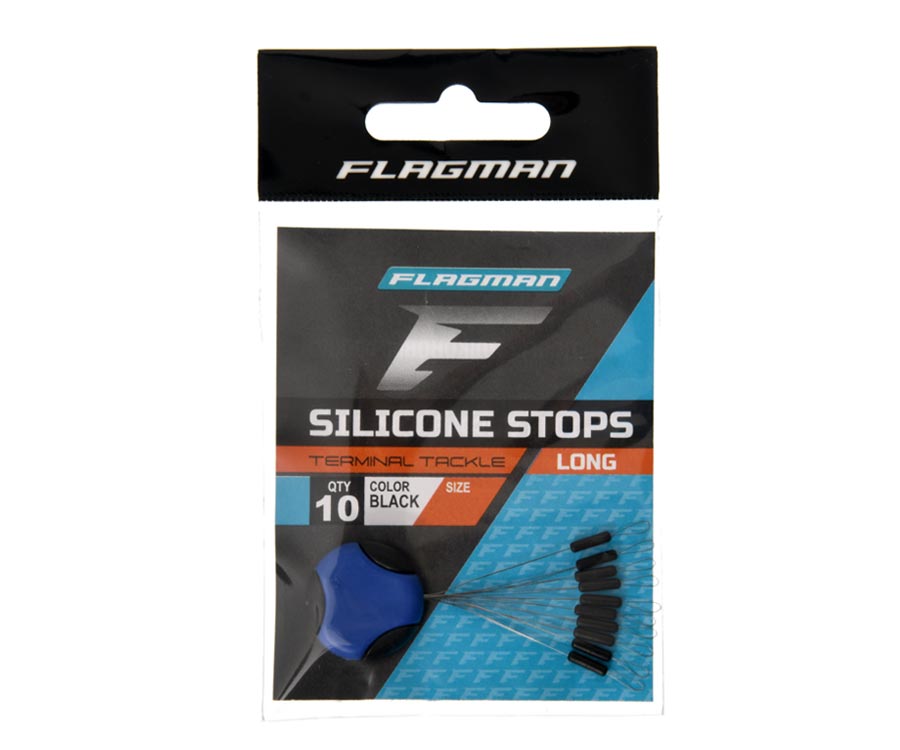 Stopery silikonowe Flagman Silicon Long Stops S 10 szt.