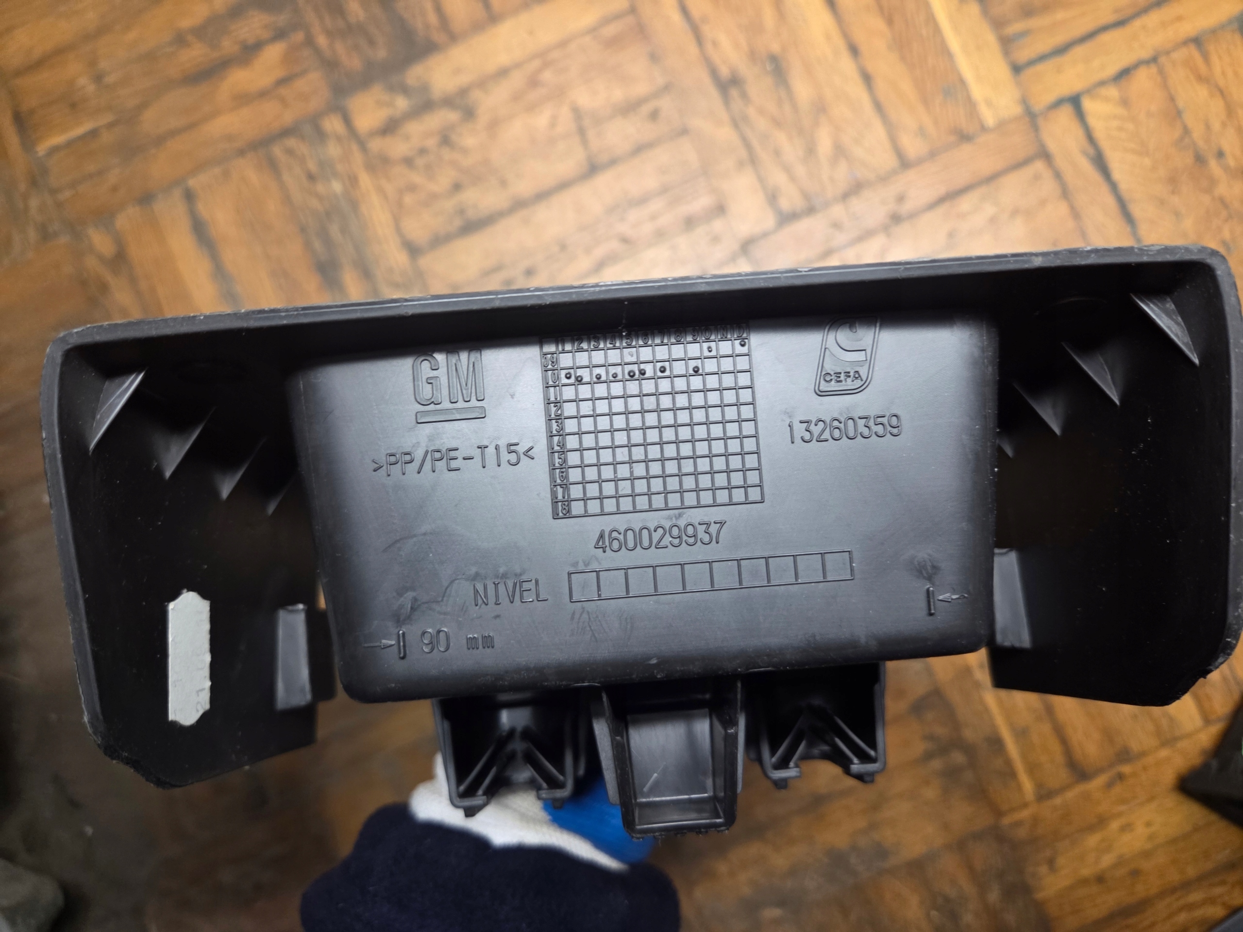 POJEMNIK passenger compartment OPEL MERIVA B 13260359