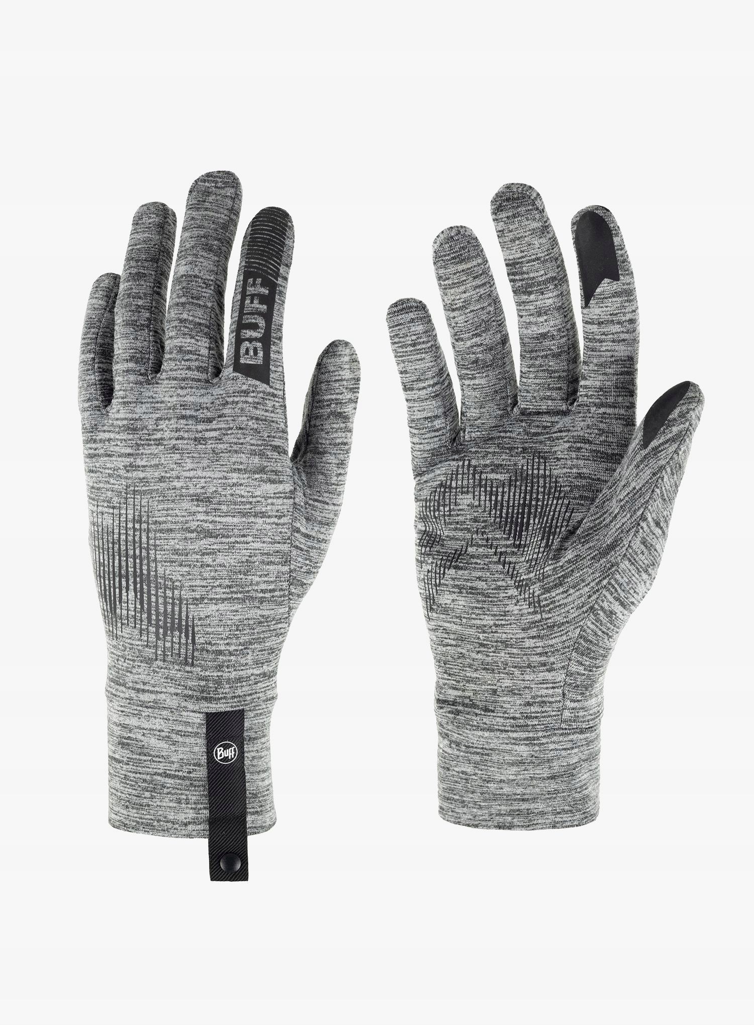 Běžecké rukavice Buff Dryflx Gloves světle šedá L