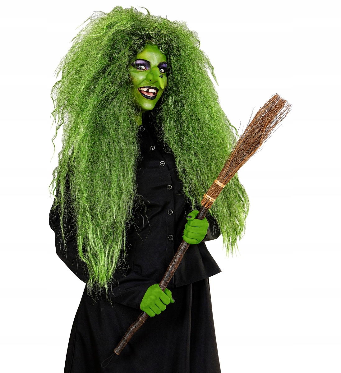 Miotła Czarownicy Wiedźmy Baby Jagi 89cm Halloween Marka Widmann